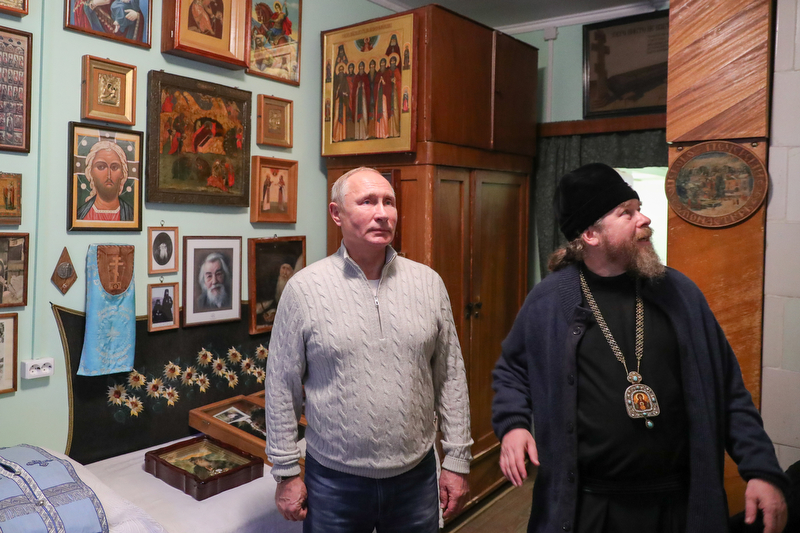 Владимир Путин и Тихон Шевкунов Фото: TAСС